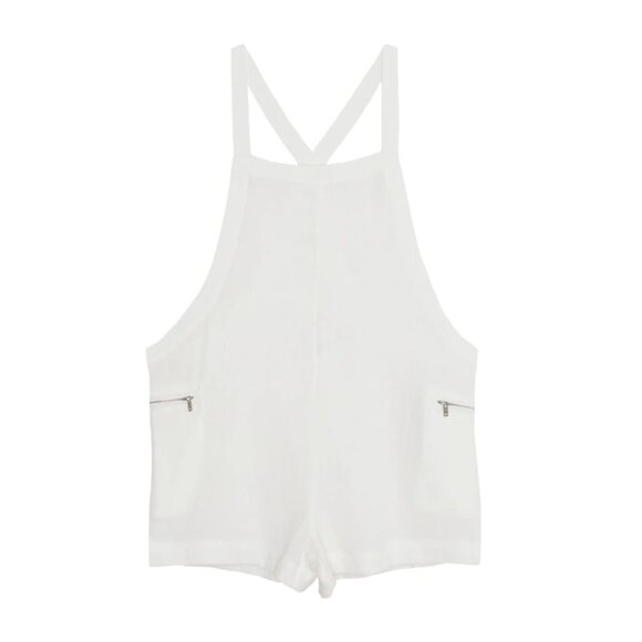 Mikoh: Mekia Romper Resort '24 in White - Picture 8 of 8